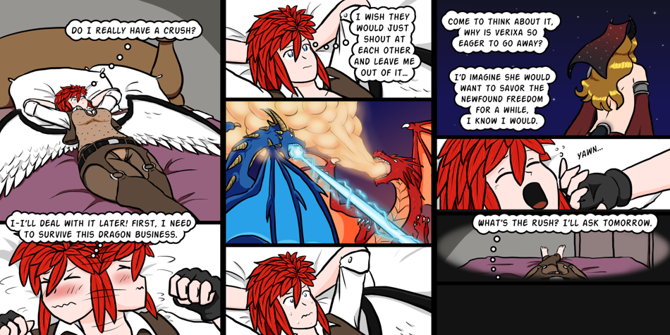 Breadfinder - Episode 491, Page 1: 491-Do bird women dream of shouting dragons?