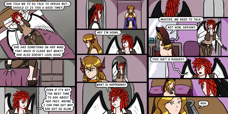 Breadfinder - Episode 508, Page 1: 508-It's time for a little talk