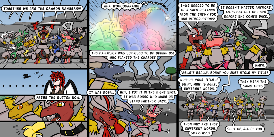 Breadfinder - Episode 523, Page 1: 523-That was quick! Surprise attack defeats the villain