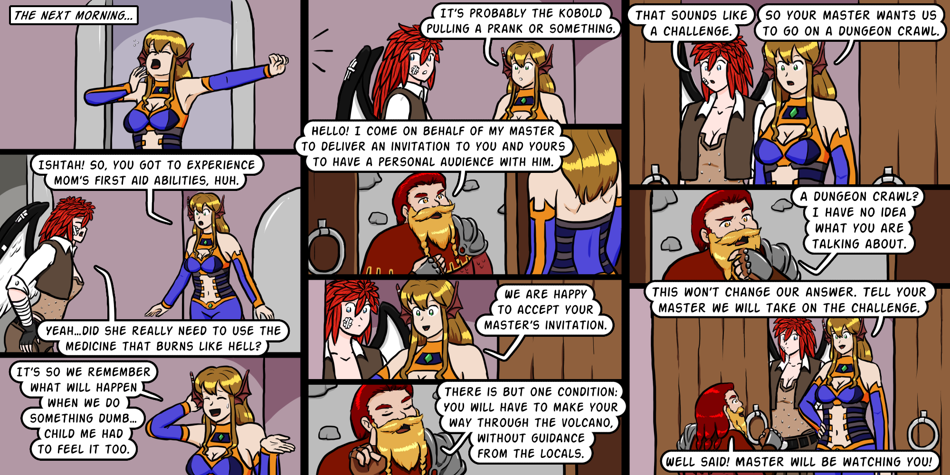 Breadfinder - Episode 527, Page 1: 527-If the dragon doesn't step into the dungeon...