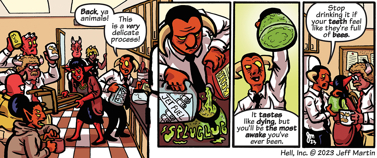 Hell, Inc. - Episode 298, Page 1: Hell Inc page 298