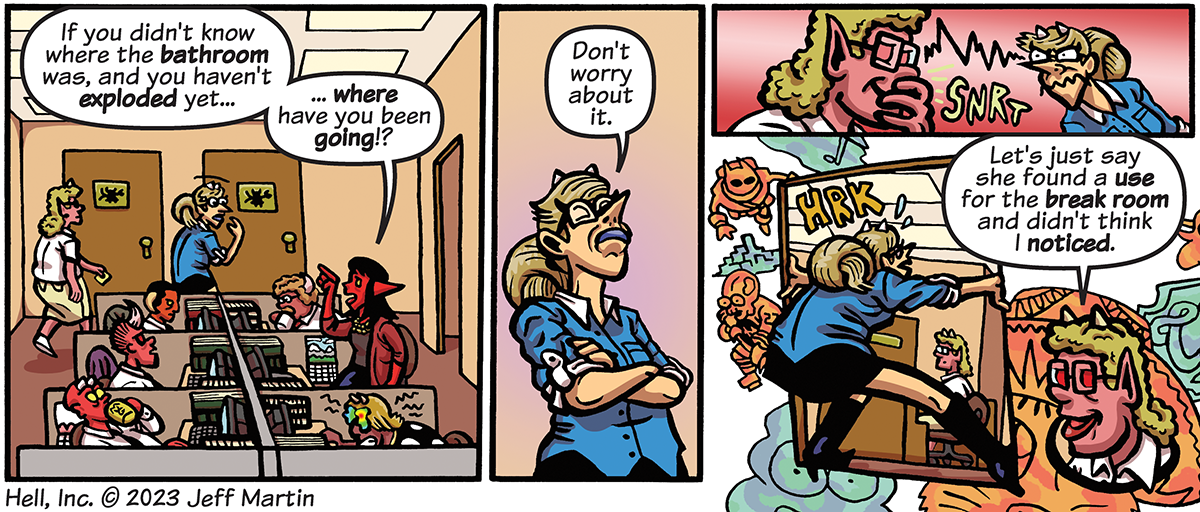 Hell, Inc. - Episode 308, Page 1: Hell Inc page 308