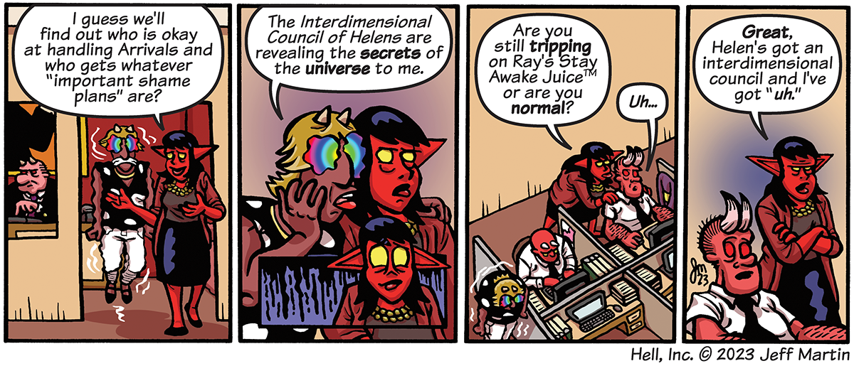 Hell, Inc. - Episode 310, Page 1: Hell Inc page 310