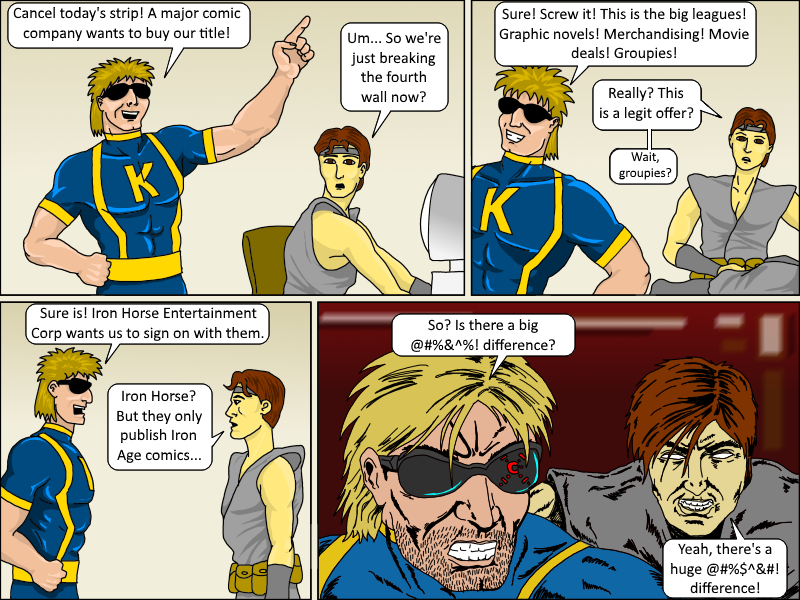 Kickman - Episode 6, Page 1: 06 Selling Out