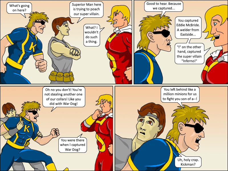 Kickman - Episode 7, Page 3: 07 Superiority Complex