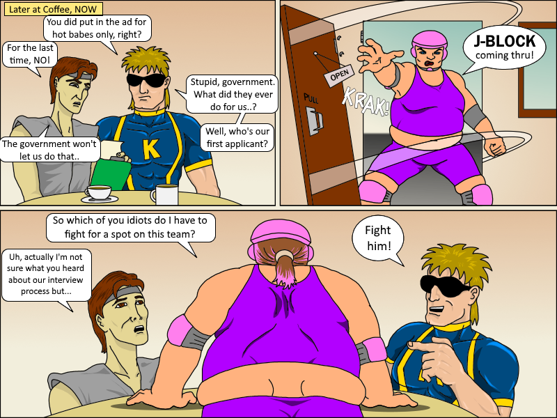 Kickman - Episode 8, Page 2: 08 The Internship