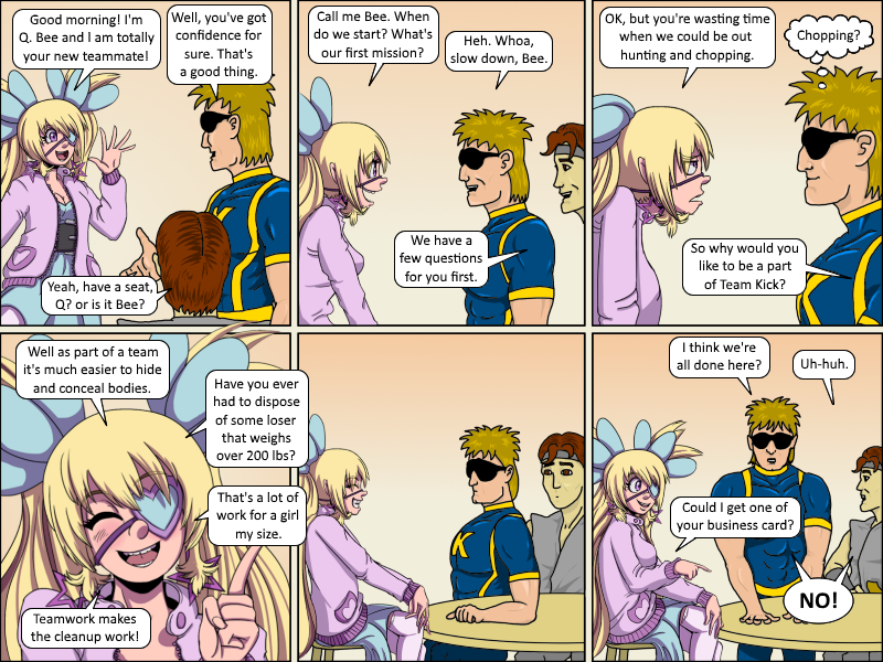 Kickman - Episode 8, Page 4: 08 The Internship