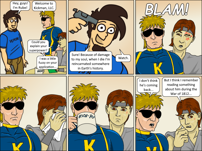 Kickman - Episode 8, Page 9: 08 The Internship