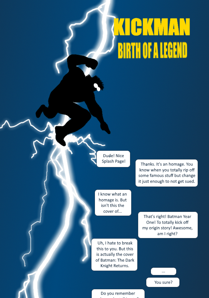 Kickman - Episode 9, Page 1: 09 Kickman Day One