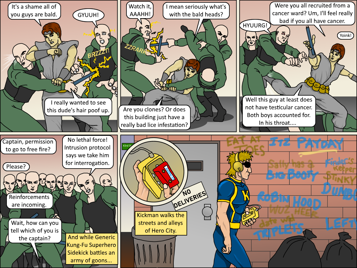 Kickman - Episode 11, Page 2: 11 Separate Ways