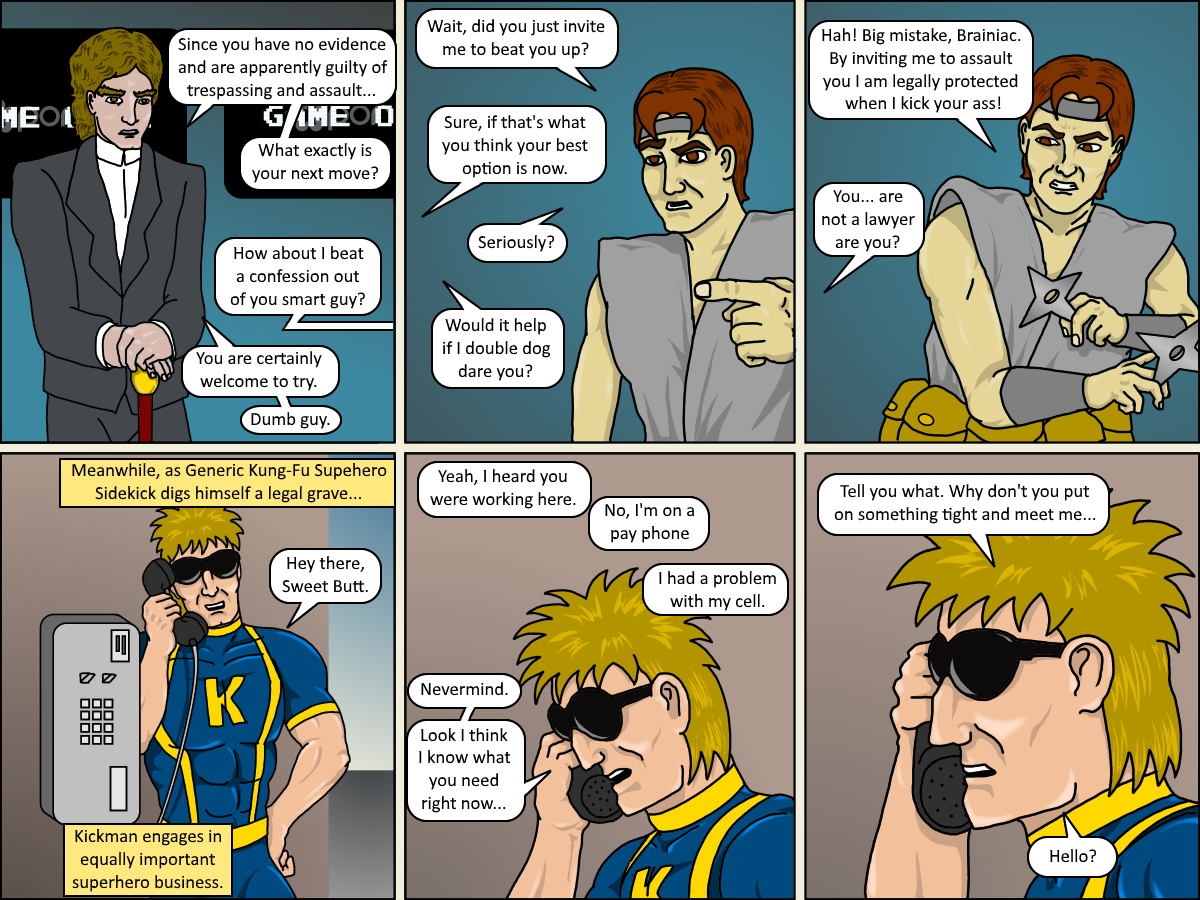 Kickman - Episode 11, Page 8: 11 Separate Ways