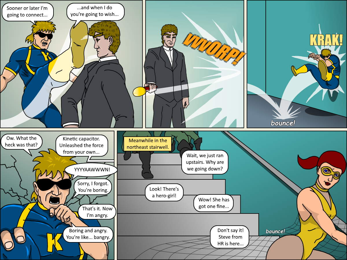 Kickman - Episode 11, Page 23: 11 Separate Ways