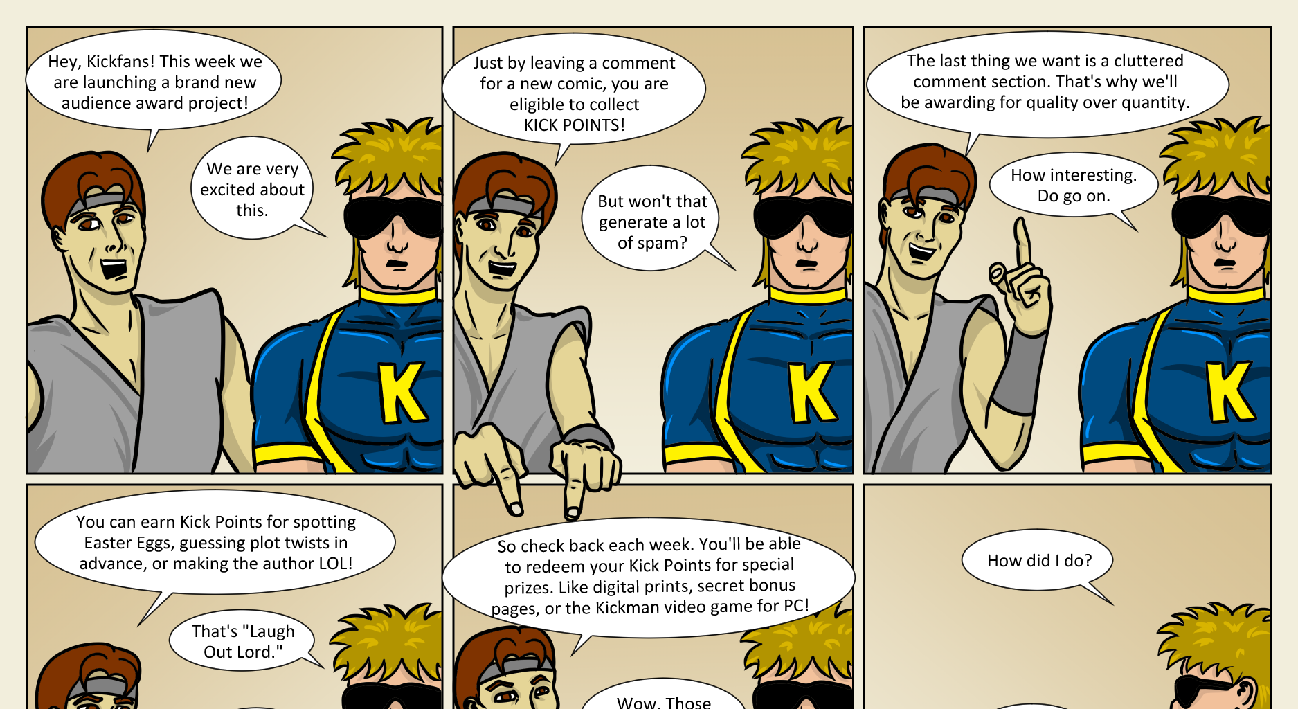 Kickman - Episode 12, Page 2: 12 Filler