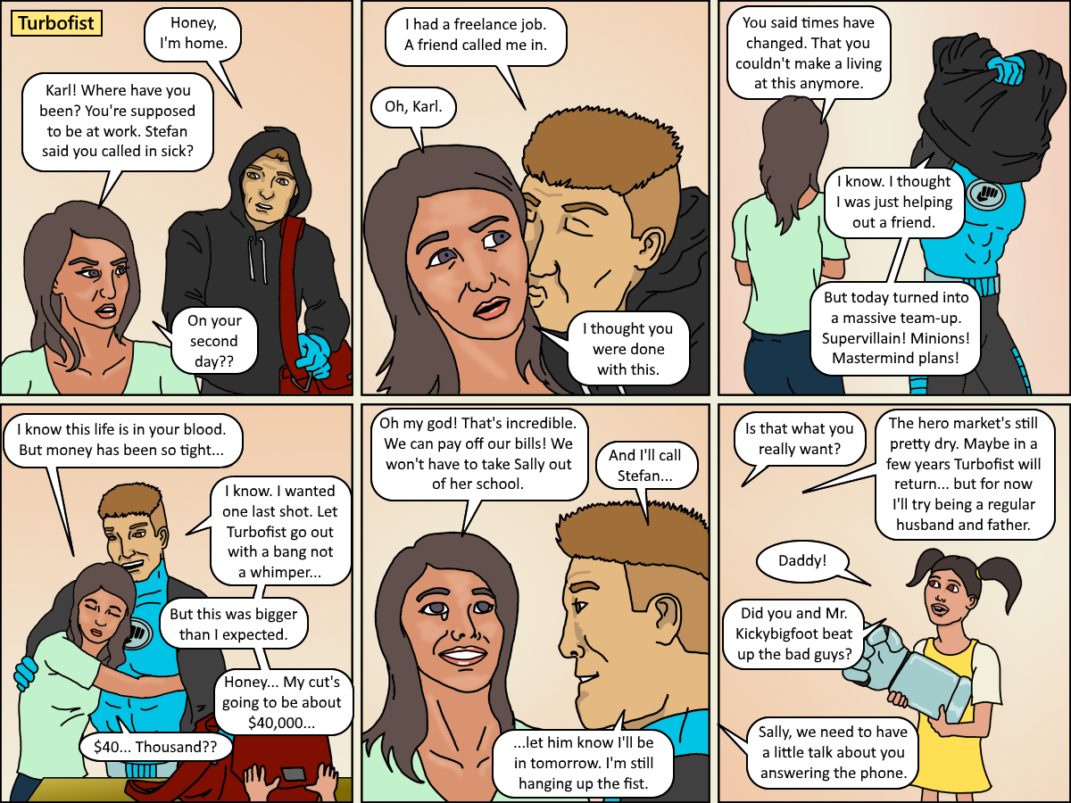 Kickman - Episode 13, Page 1: 13 Private Lives