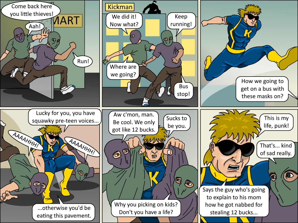 Kickman - Episode 13, Page 9: 13 Private Lives