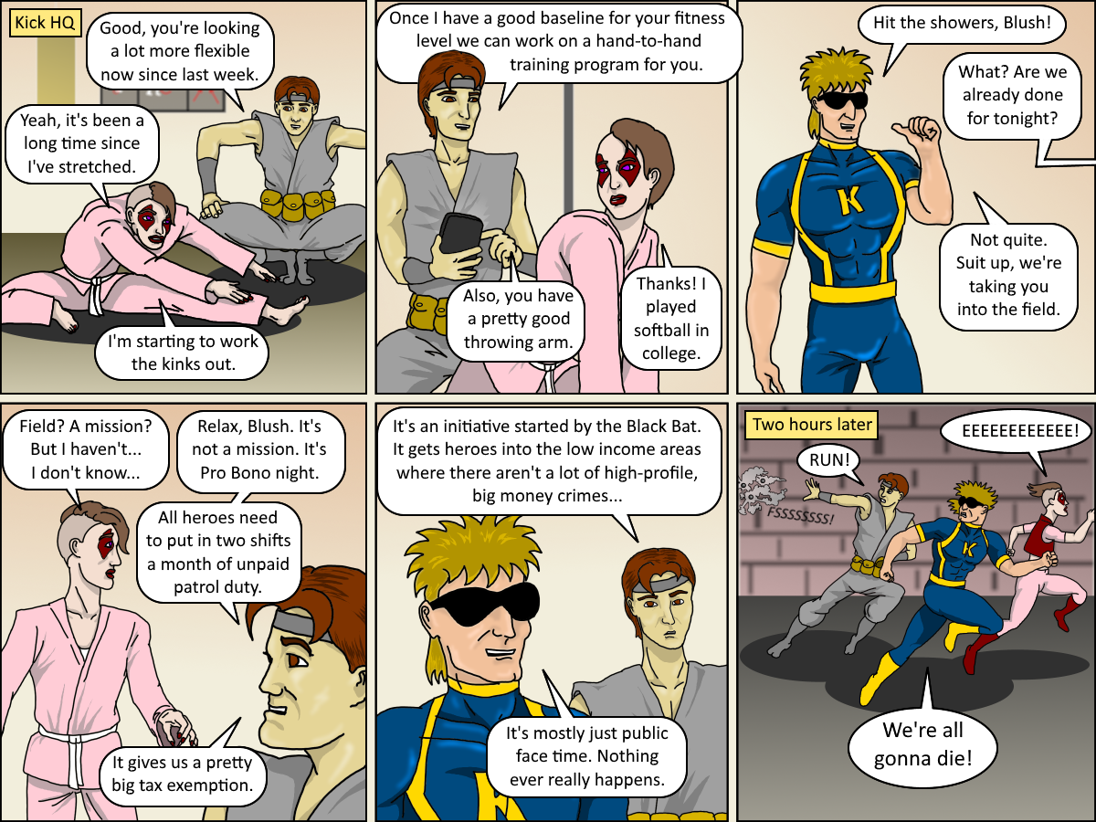 Kickman - Episode 14, Page 1: 14 Bloody Mary