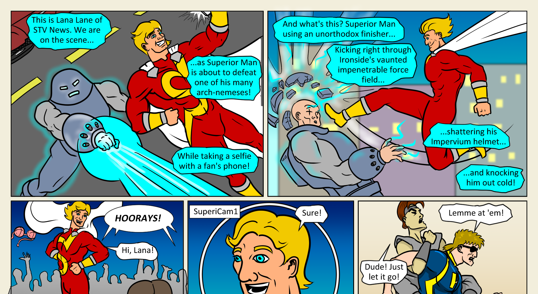 Kickman - Episode 17, Page 1: 17 Grudge Match