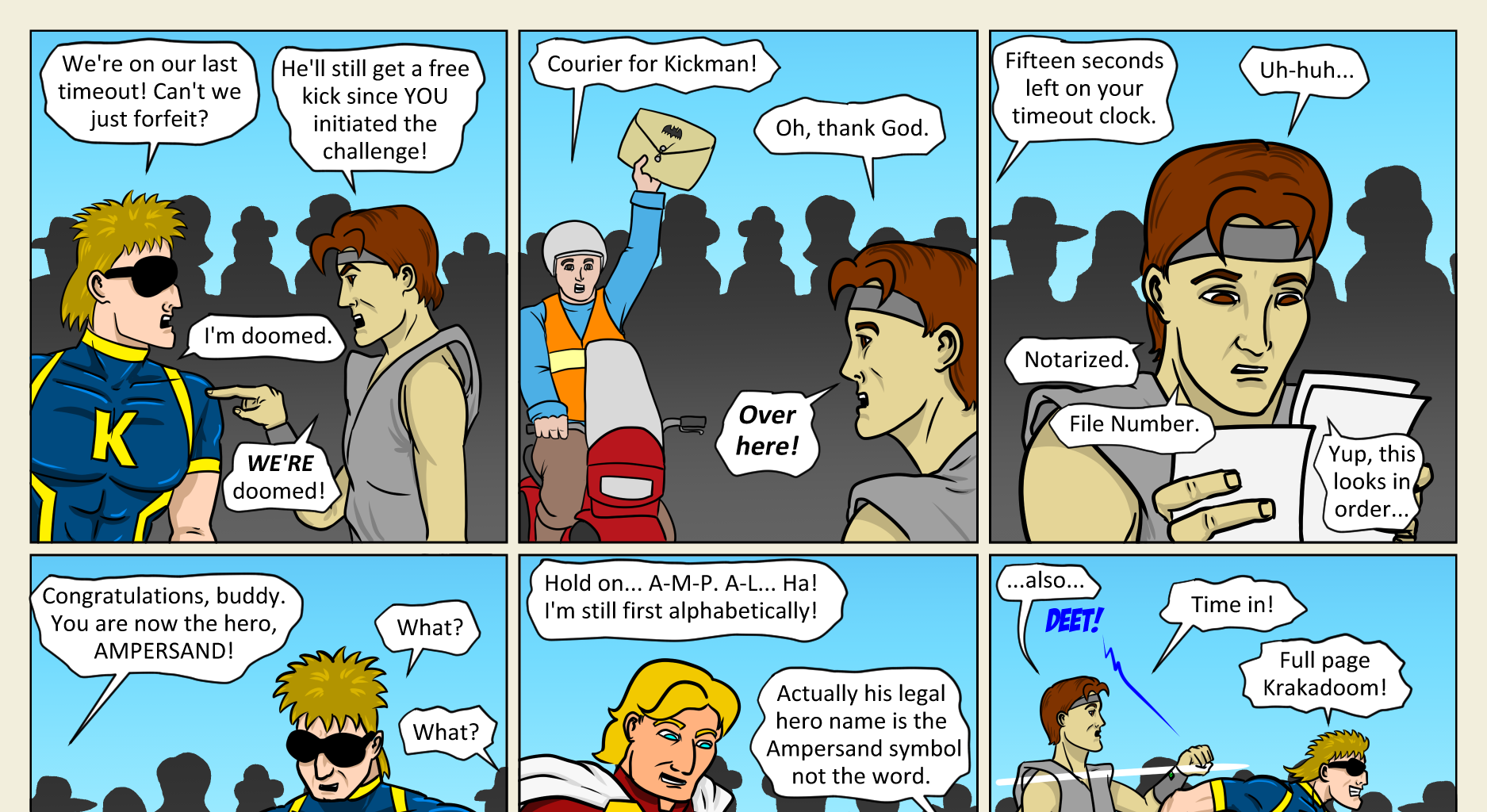 Kickman - Episode 17, Page 8: 17 Grudge Match