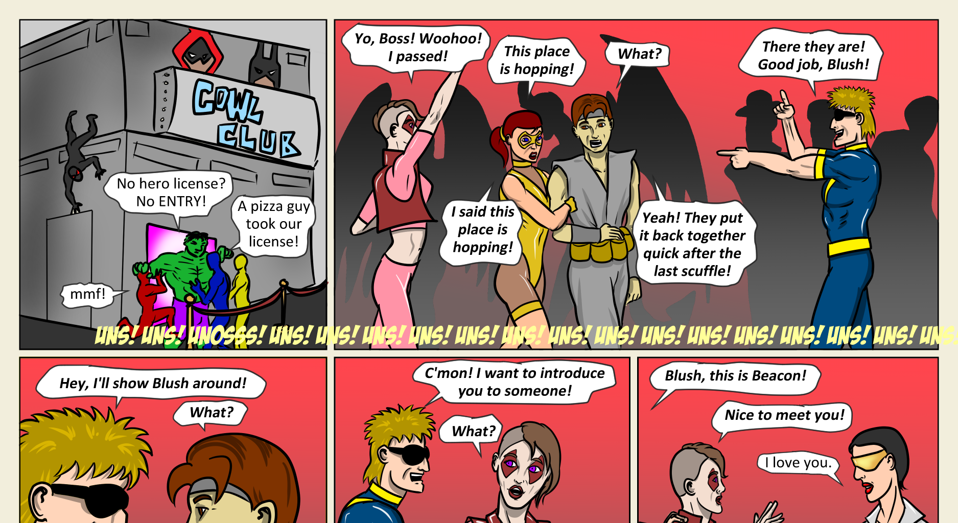 Kickman - Episode 18, Page 4: 18 Hero Mixer