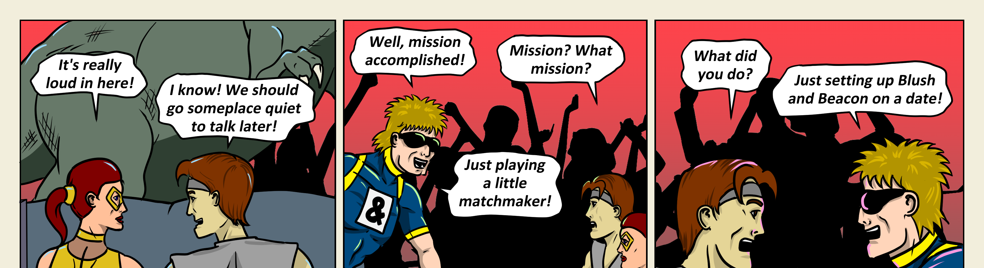 Kickman - Episode 18, Page 6: 18 Hero Mixer