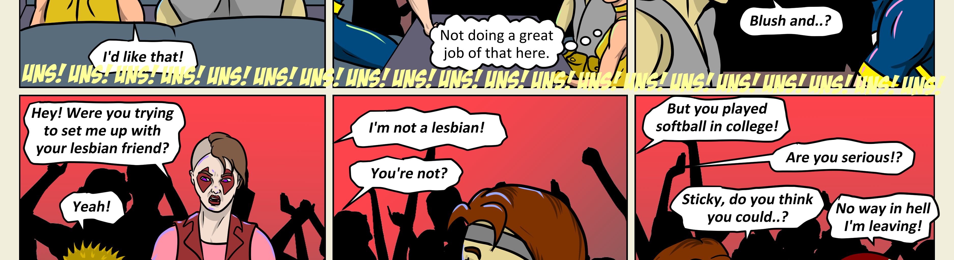 Kickman - Episode 18, Page 6: 18 Hero Mixer
