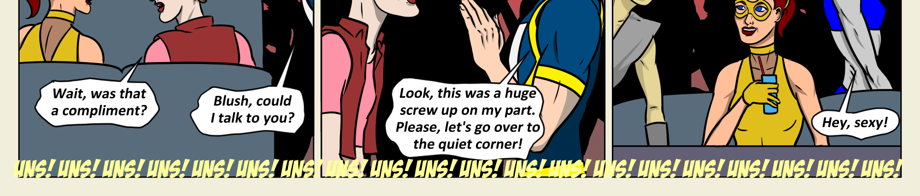 Kickman - Episode 18, Page 7: 18 Hero Mixer