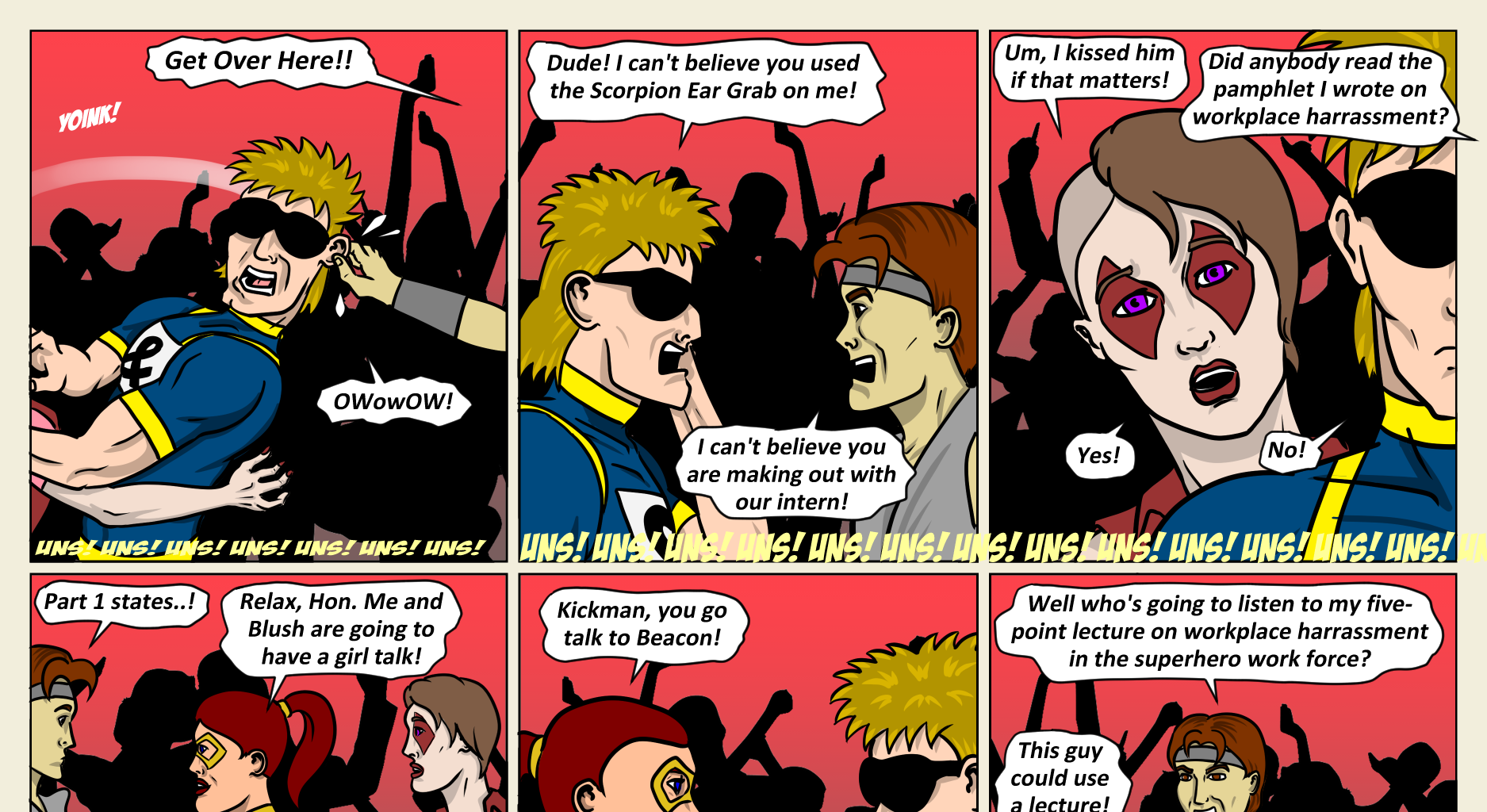 Kickman - Episode 18, Page 10: 18 Hero Mixer