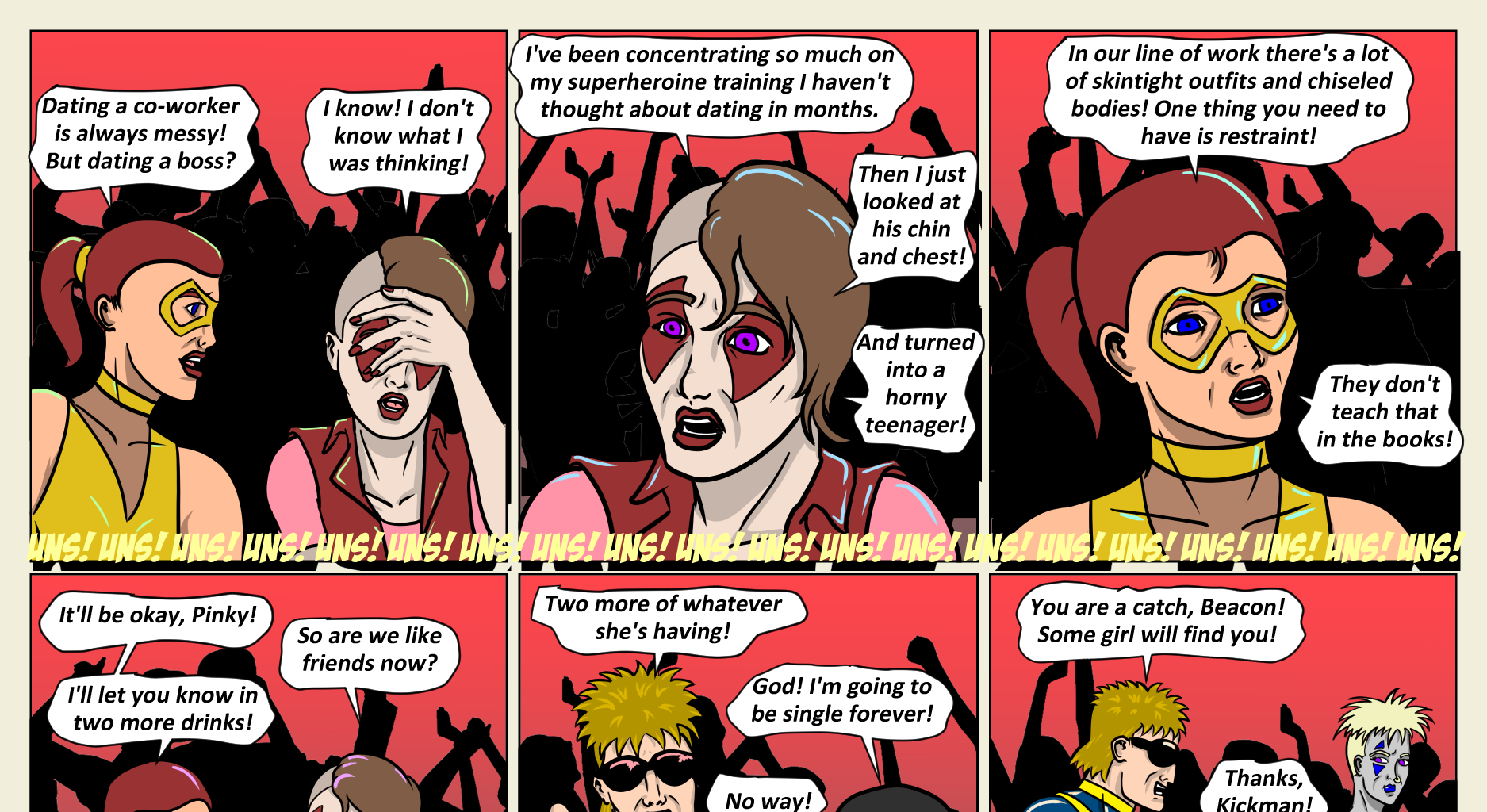 Kickman - Episode 18, Page 11: 18 Hero Mixer