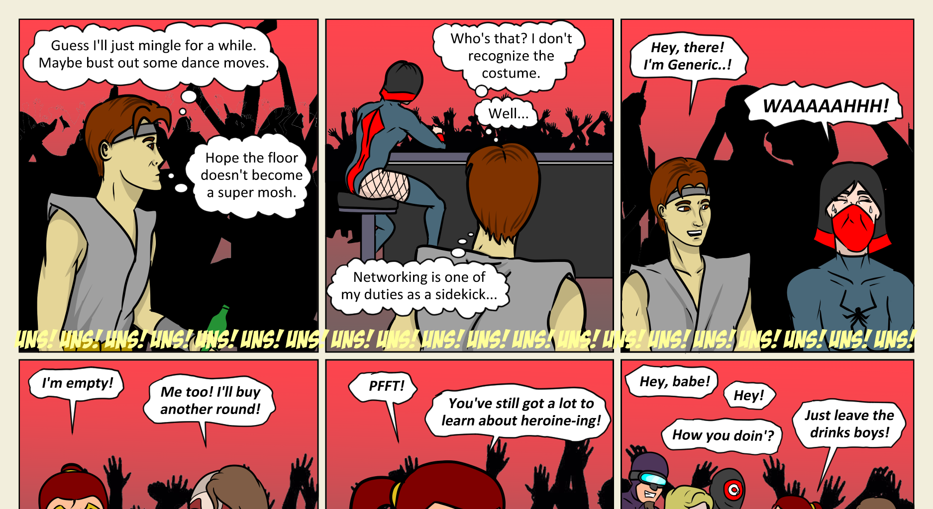 Kickman - Episode 18, Page 12: 18 Hero Mixer