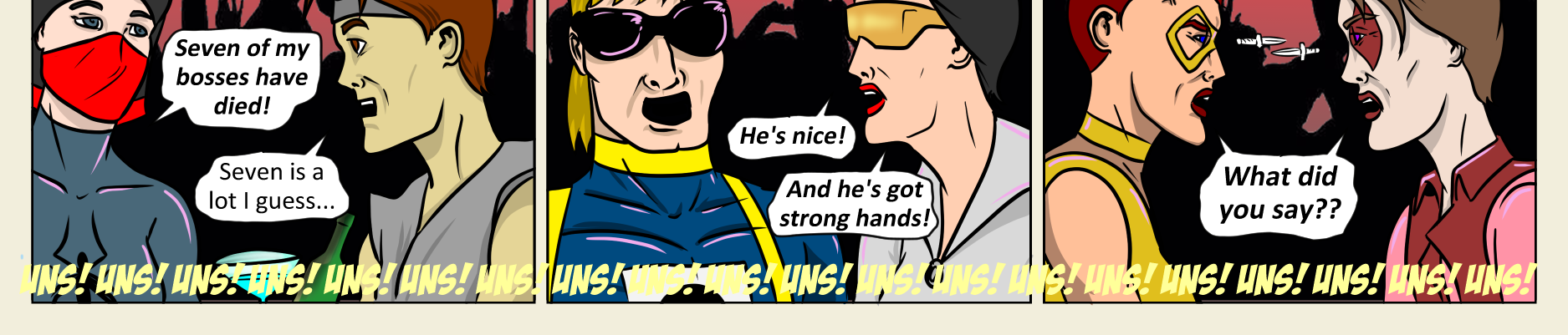 Kickman - Episode 18, Page 13: 18 Hero Mixer