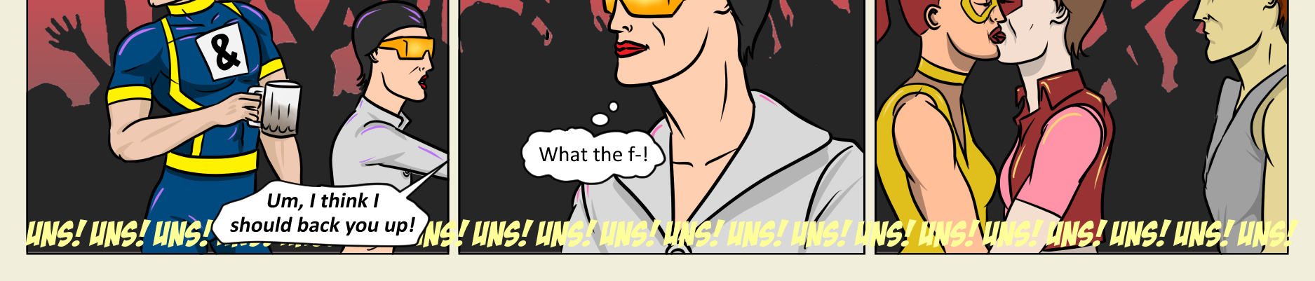 Kickman - Episode 18, Page 16: 18 Hero Mixer