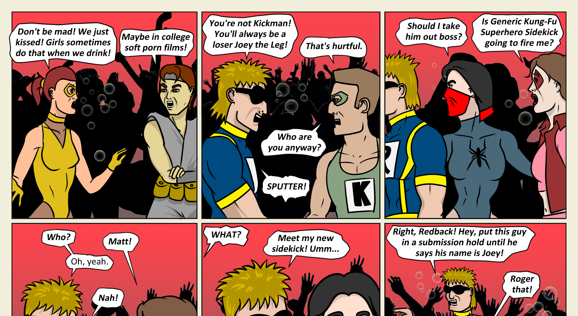 Kickman - Episode 18, Page 17: 18 Hero Mixer