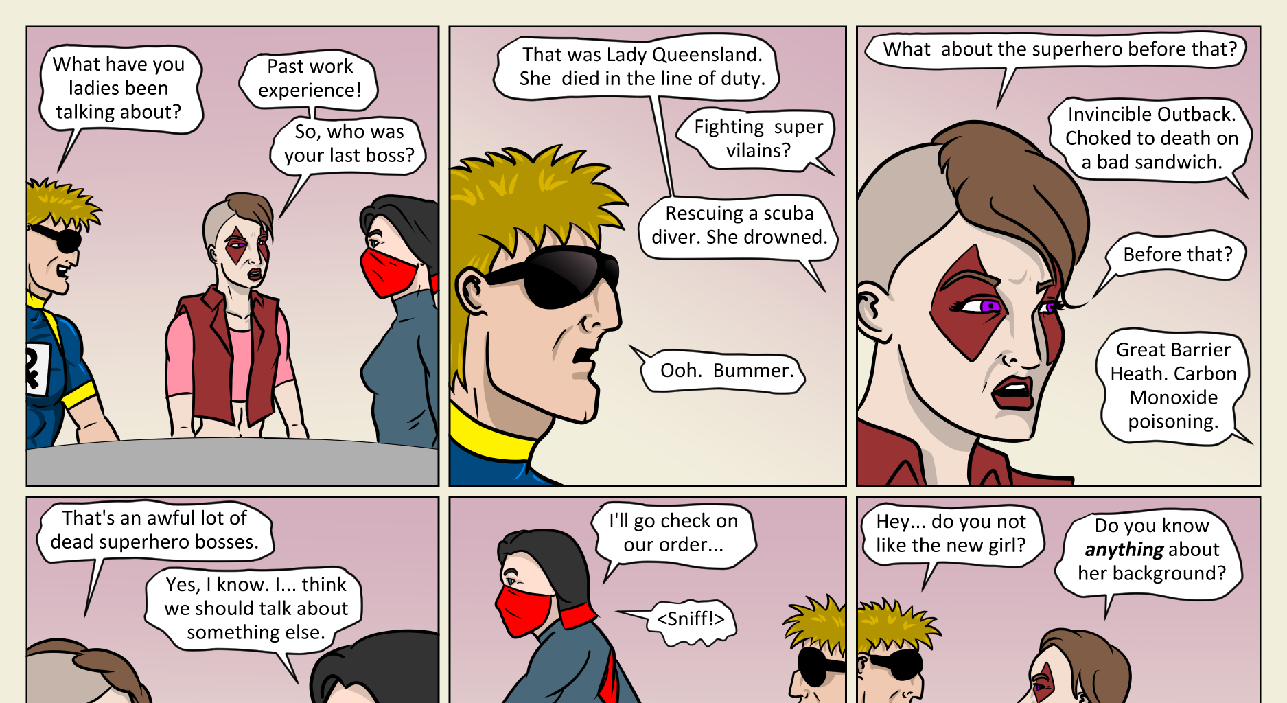Kickman - Episode 18, Page 20: 18 Hero Mixer