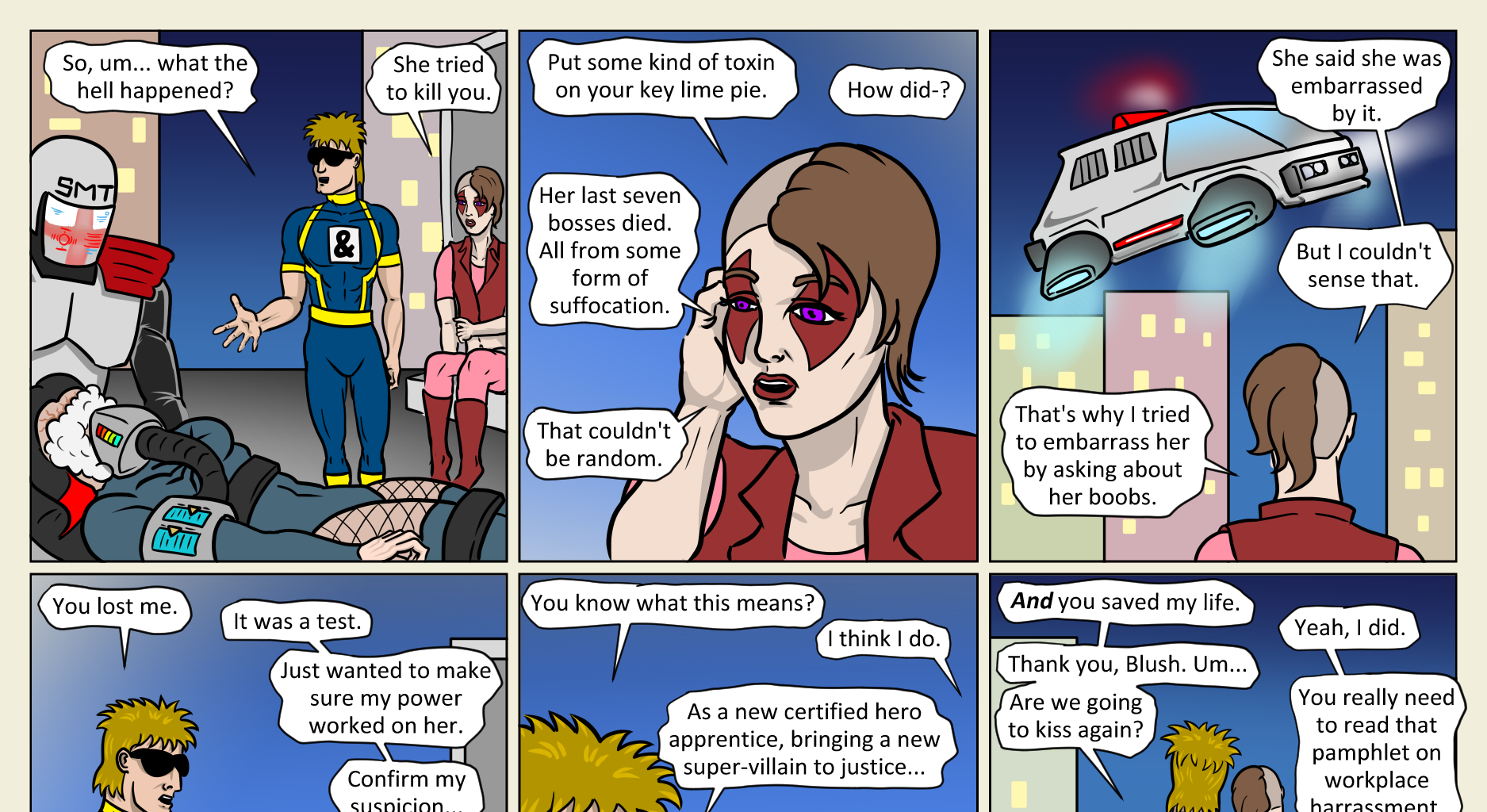 Kickman - Episode 18, Page 23: 18 Hero Mixer