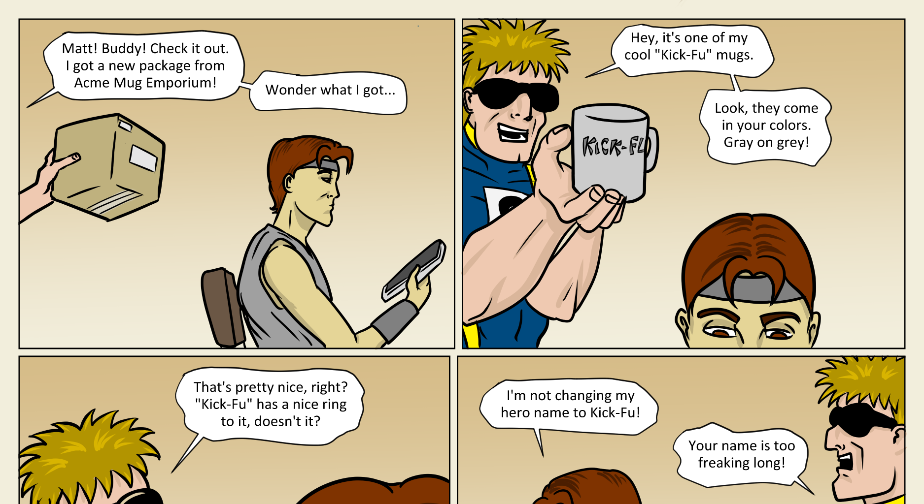 Kickman - Episode 19, Page 1: 19 Networking