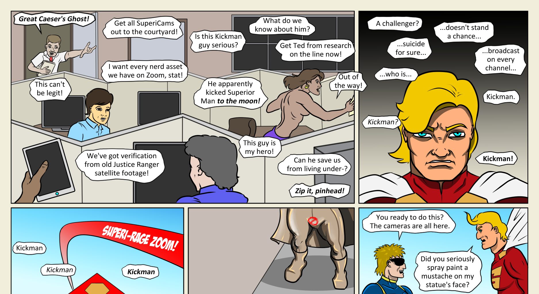 Kickman - Episode 21, Page 6: 21 Kickman Returns