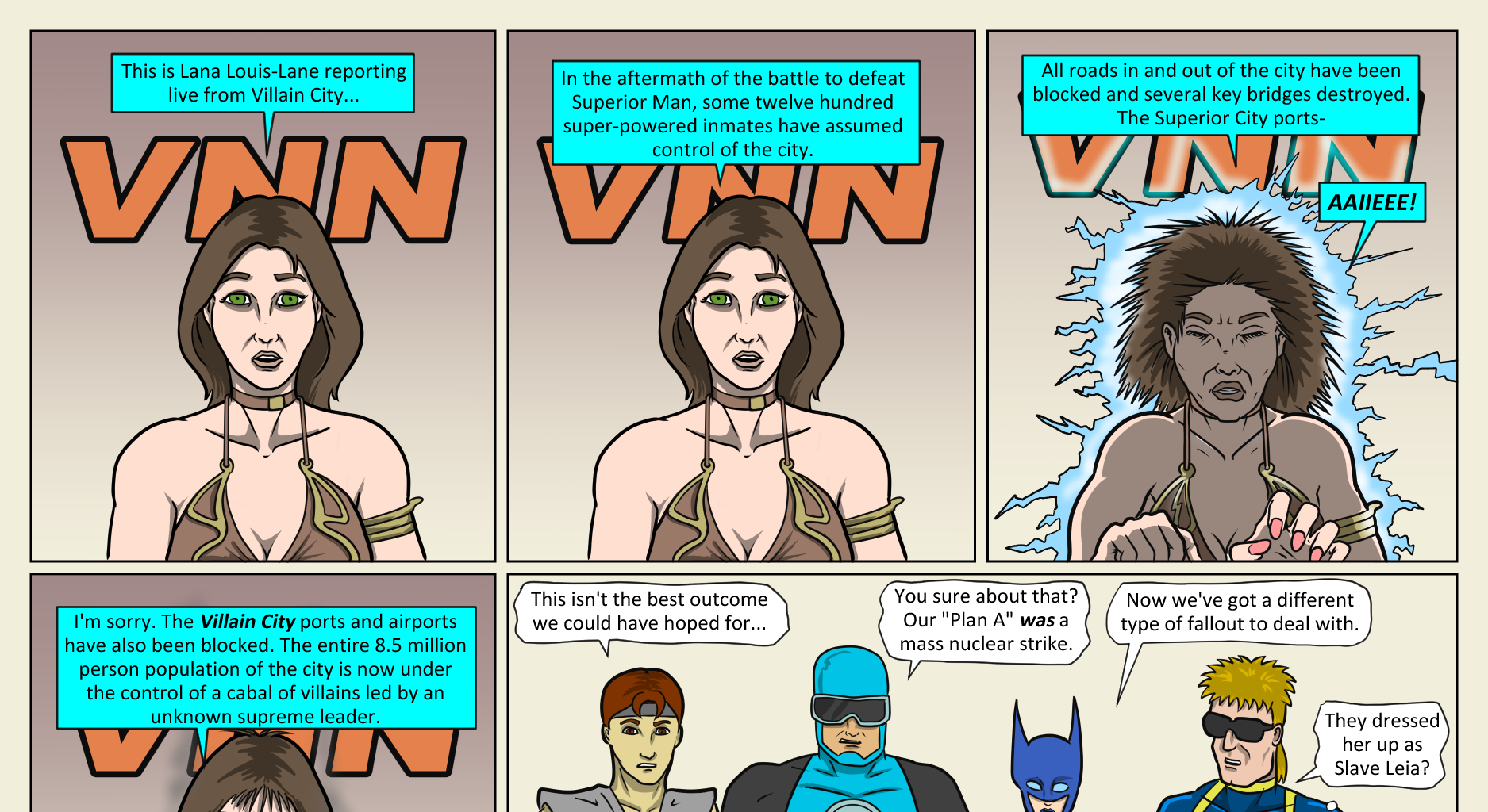 Kickman - Episode 22, Page 1: 22 Villain City