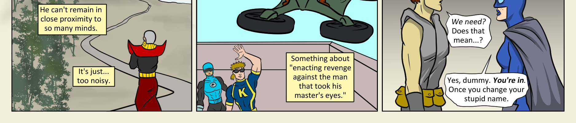 Kickman - Episode 22, Page 2: 22 Villain City