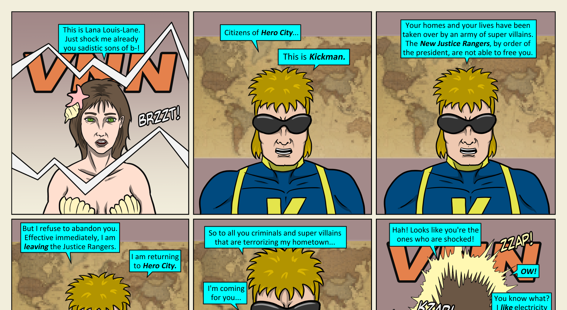 Kickman - Episode 22, Page 13: 22 Villain City