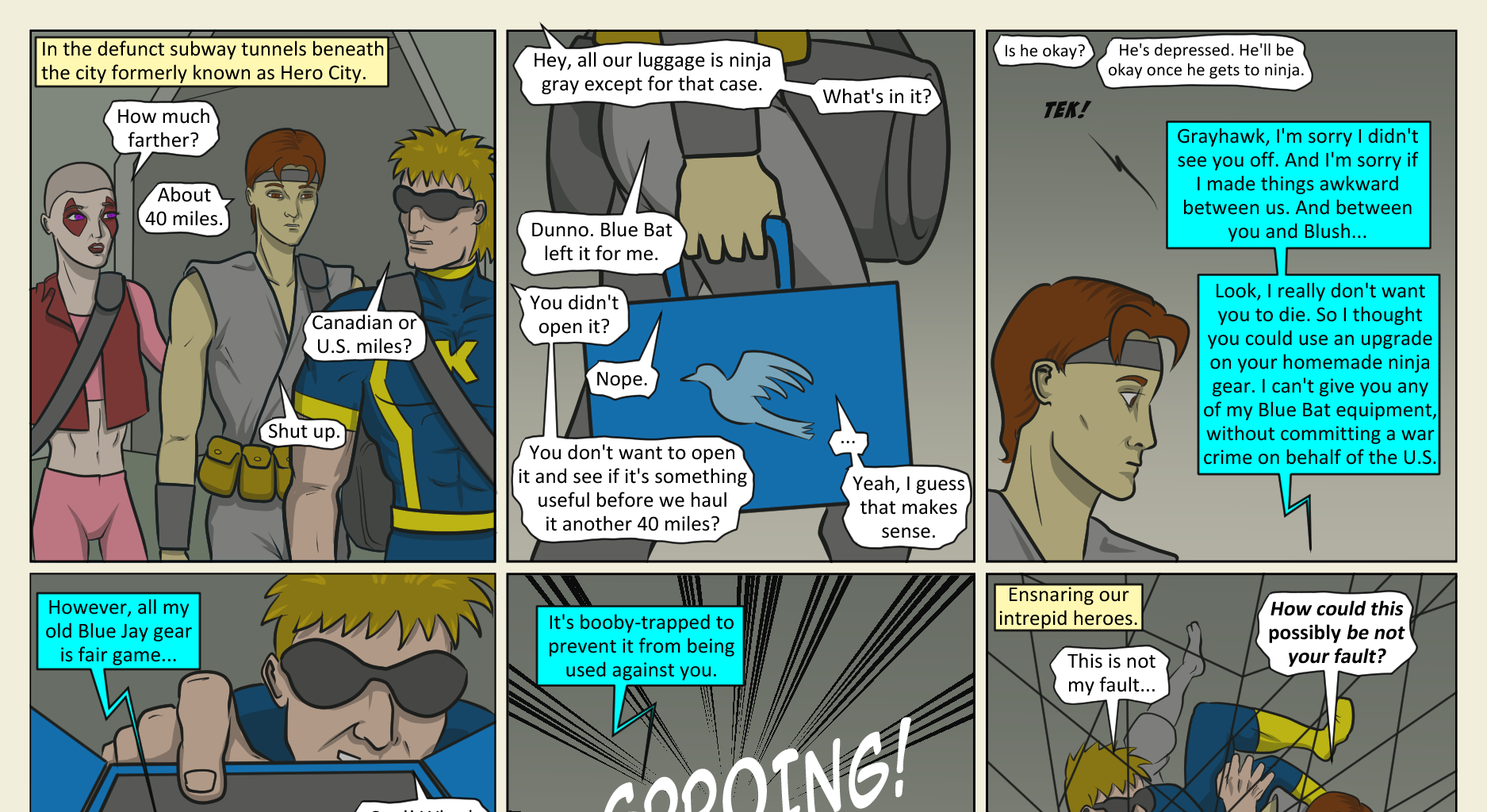 Kickman - Episode 23, Page 1: 23 Enemy Lines