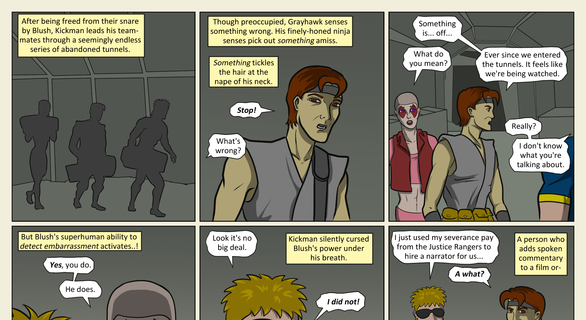 Kickman - Episode 23, Page 2: 23 Enemy Lines