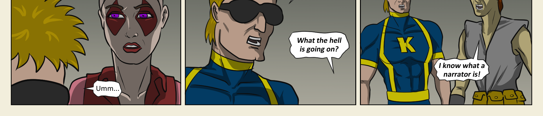 Kickman - Episode 23, Page 2: 23 Enemy Lines