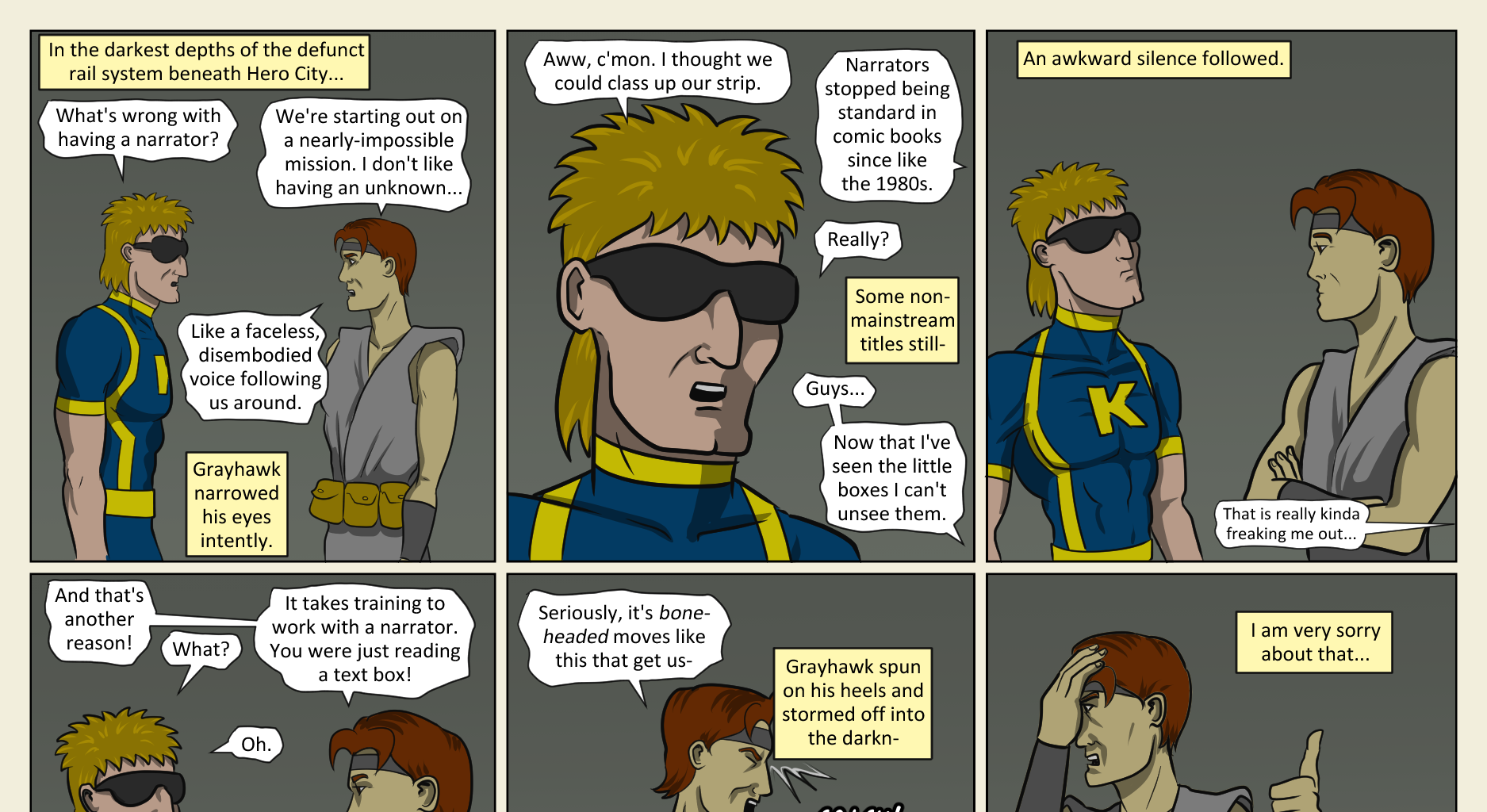 Kickman - Episode 23, Page 3: 23 Enemy Lines