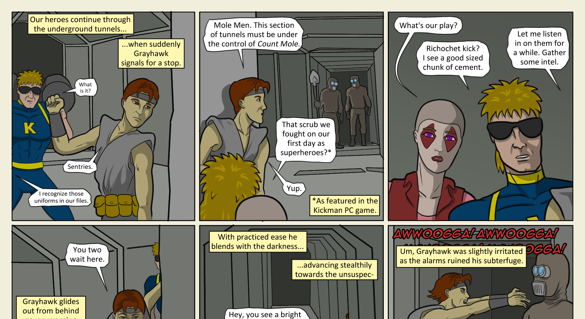 Kickman - Episode 23, Page 4: 23 Enemy Lines