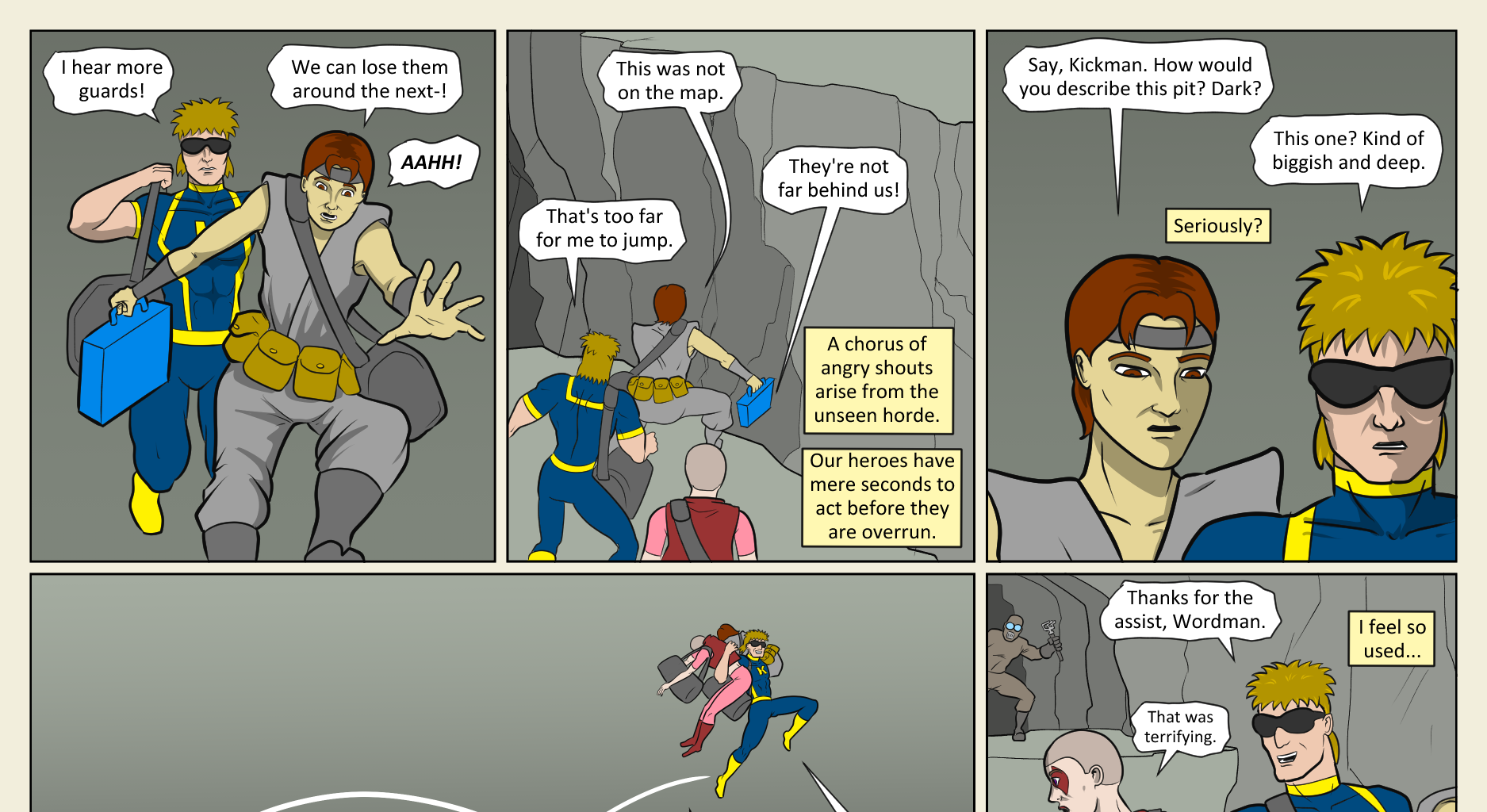 Kickman - Episode 23, Page 6: 23 Enemy Lines