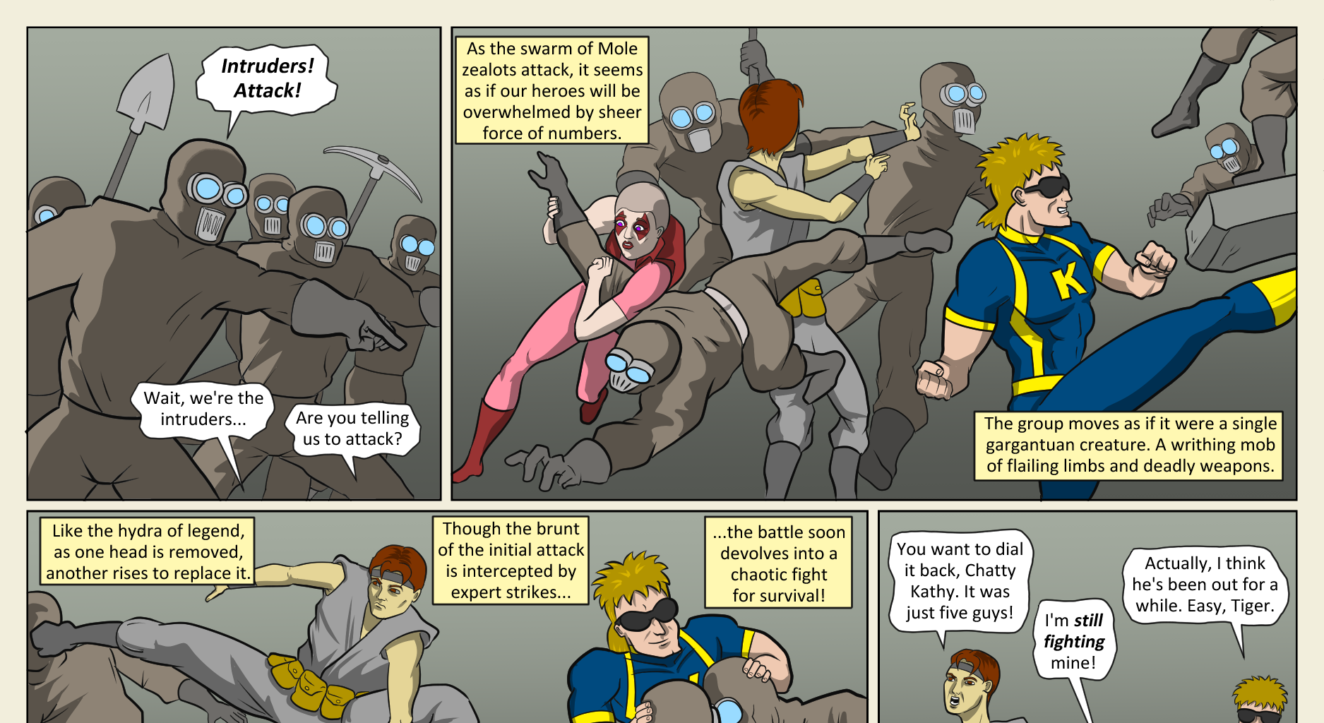 Kickman - Episode 23, Page 7: 23 Enemy Lines