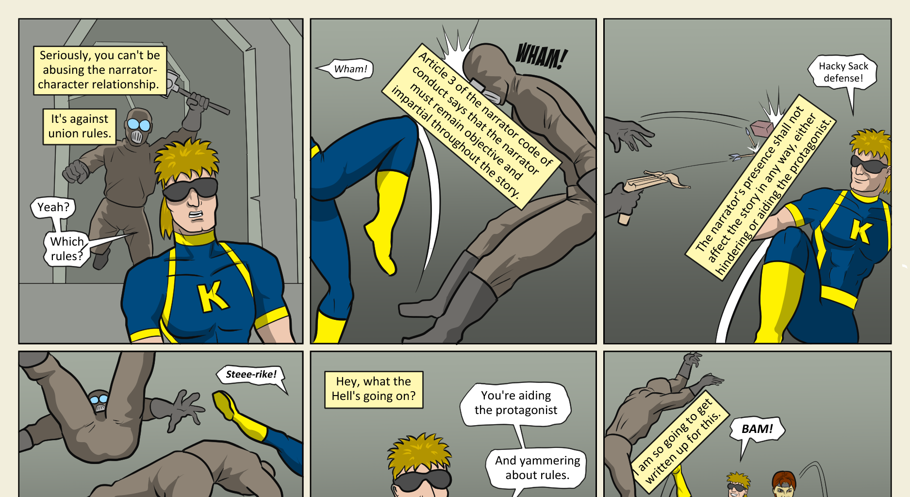 Kickman - Episode 23, Page 8: 23 Enemy Lines