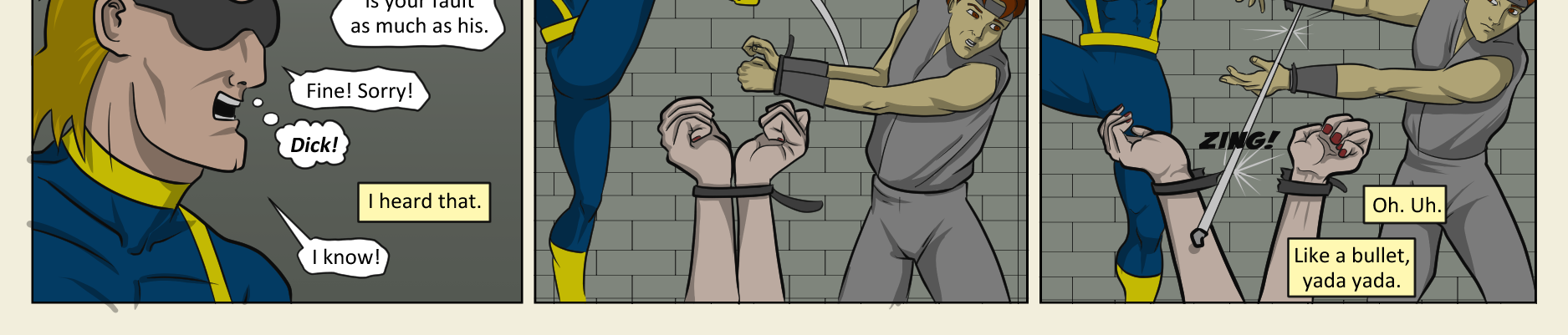 Kickman - Episode 23, Page 12: 23 Enemy Lines