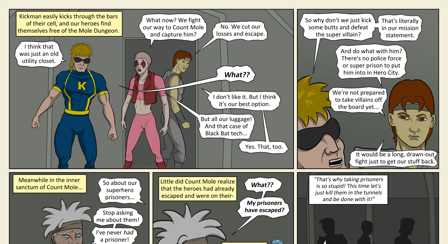 Kickman - Episode 23, Page 13: 23 Enemy Lines
