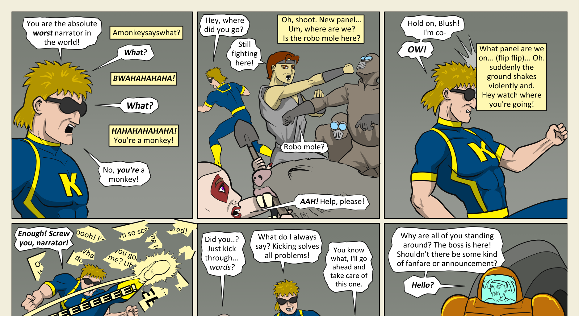 Kickman - Episode 23, Page 16: 23 Enemy Lines